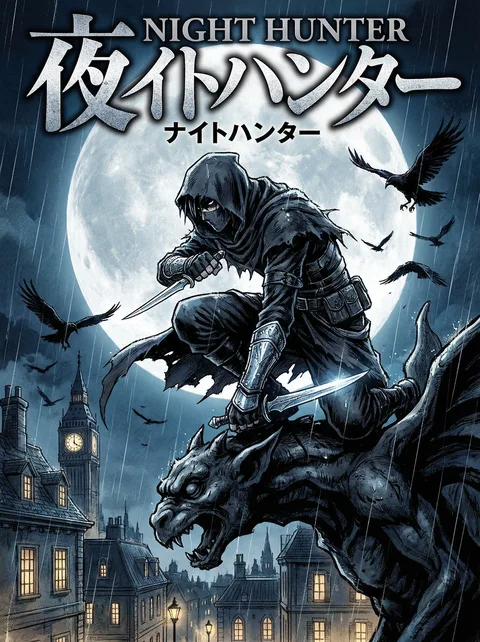 蛙趣漫画 - 夜鸦作品《暗夜猎手》封面